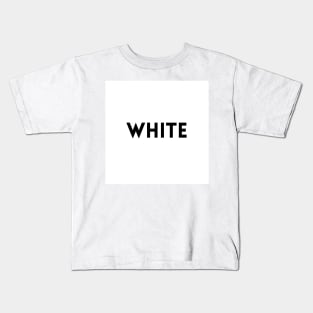 WHITE Kids T-Shirt